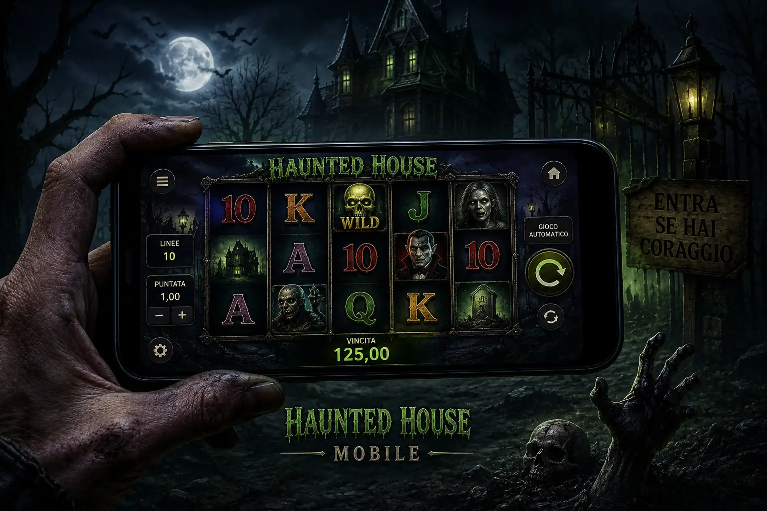 Haunted House Slot Gratis da smartphone